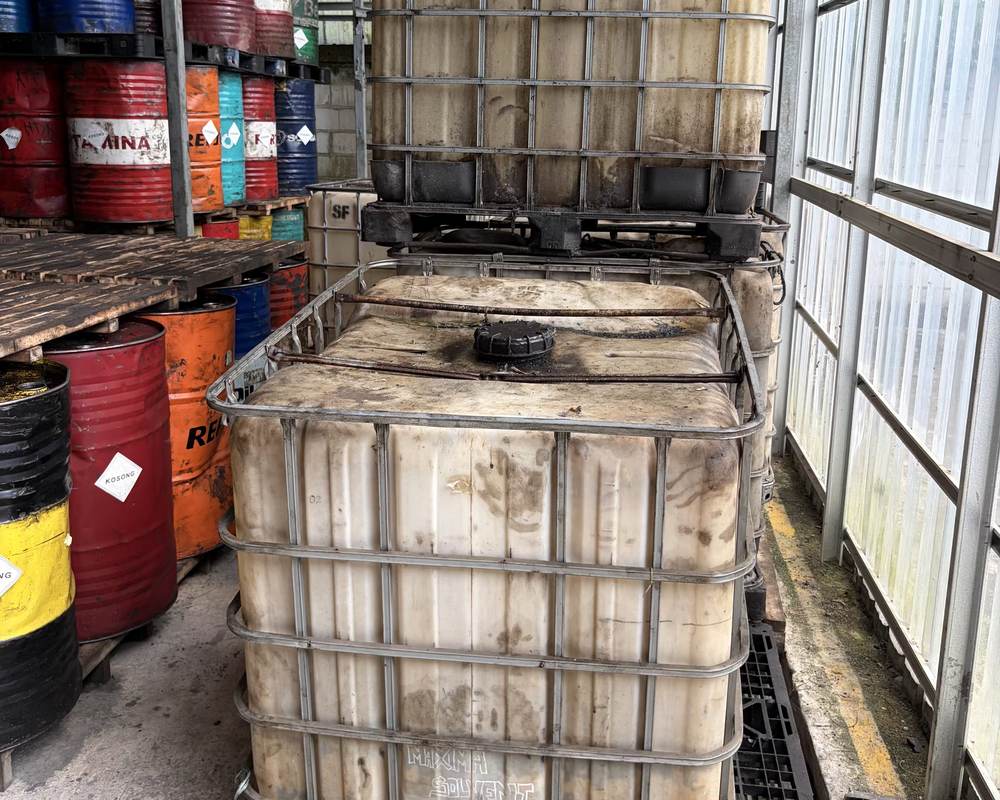 Penyimpanan oli bekas — bahan baku pengembangan unit pengolahan masa depan